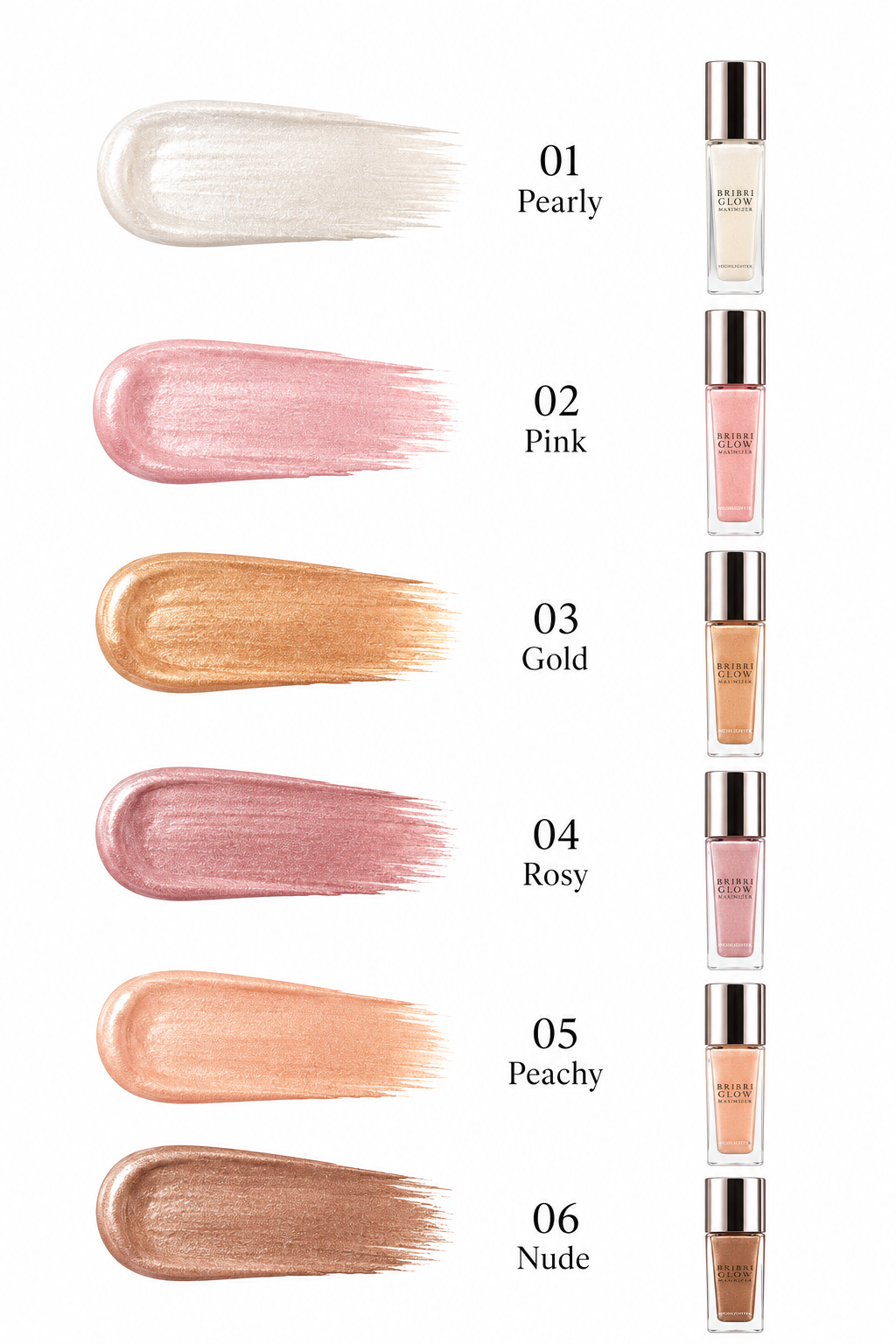 BRIBRI Glow Maximizer – הייליטר נוזלי – תמונה 2