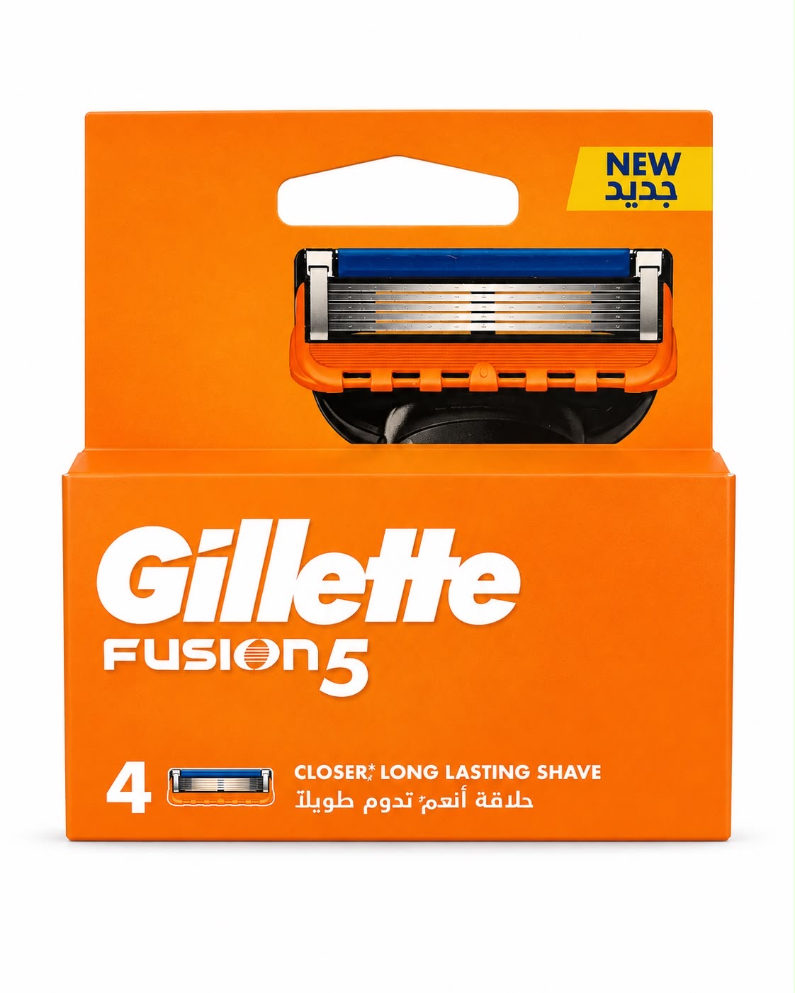Gillette Fusion5 - ג׳ילט פיוז׳ן 5 – מארז 4 ראשי גילוח